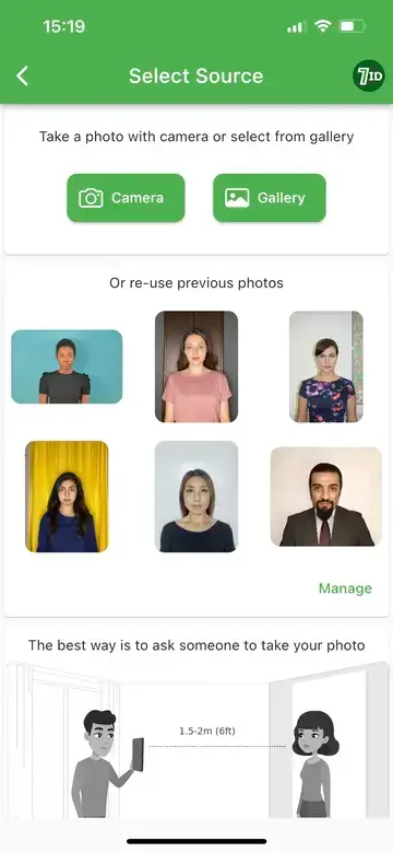 7ID App: Tæland Visa Photo Maker